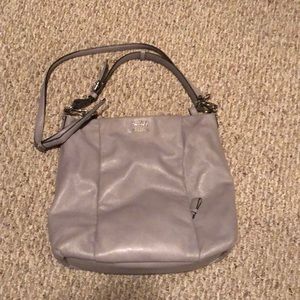 Beautiful gray Coach purse